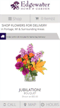 Mobile Screenshot of edgewaterhomeandgardenflorist.com